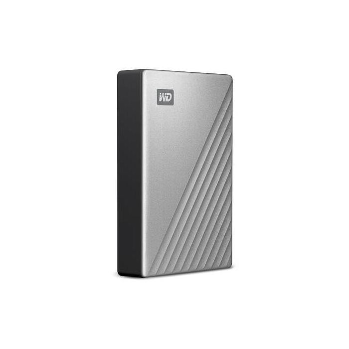 Western Digital My Passport Ultra WDBFTM0040BSL-WESN 4TB Plata USB-C/USB 3.0 HDD Externo Portátil Metal Finish 1 Western Digital My Passport Ultra WDBFTM0040BSL-WESN 4TB Plata USB-C/USB 3.0 HDD Externo Portátil Metal Finish 1