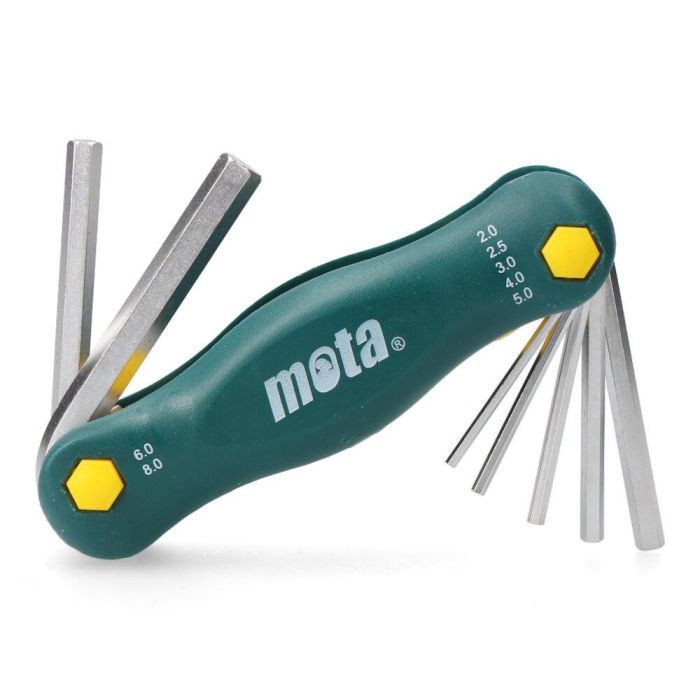 Mota Herramientas Juego llaves allen tipo navaja LQ71 2-8 mm 0 Mota Herramientas Juego llaves allen tipo navaja LQ71 2-8 mm 0