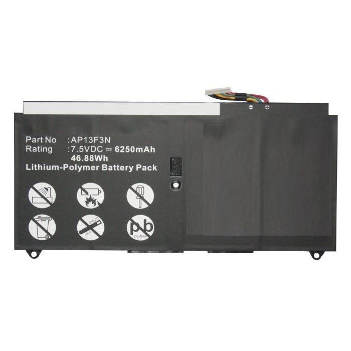 CoreParts Laptop Battery for Acer 47Wh Li-Pol 7.5V 6250mAh Black, Aspire S7-392, Aspire S7-392-54208g12tws, Aspire S7-392-54208g25tws, Aspi 1 CoreParts Laptop Battery for Acer 47Wh Li-Pol 7.5V 6250mAh Black, Aspire S7-392, Aspire S7-392-54208g12tws, Aspire S7-392-54208g25tws, Aspi 1