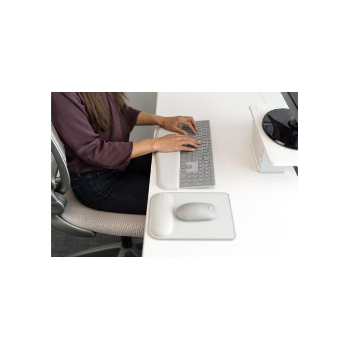 Alfombrilla con Reposamuñecas Kensington Ergosoft Gris 8