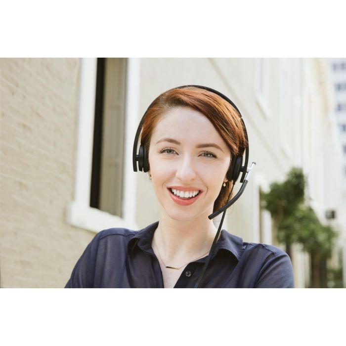 Logitech Auriculares con Micrófono H650E, Cancelación de Ruido, Compatibles con Skype, USB 3 Logitech Auriculares con Micrófono H650E, Cancelación de Ruido, Compatibles con Skype, USB 3