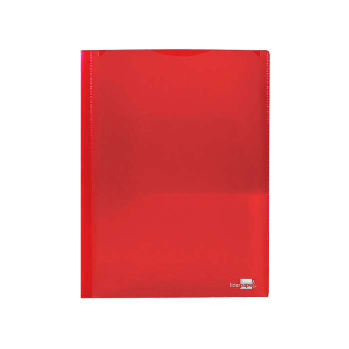 Liderpapel 45680 Carpeta Dossier Dos Bolsas Canguro Polipropileno DIN A4 Roja 6