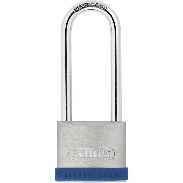 ABUS 5/50HB80 SL 7 Candado de seguridad, Cerradura con llave, Acero endurecido, 8mm diámetro, 8cm holgura, Resistente intemperie/corrosión