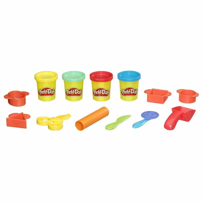 Hasbro HASB11695L0 Play-Doh Mi Primer Kit con 4 botes de plastilina para niños de 3 años en adelante 1 Hasbro HASB11695L0 Play-Doh Mi Primer Kit con 4 botes de plastilina para niños de 3 años en adelante 1