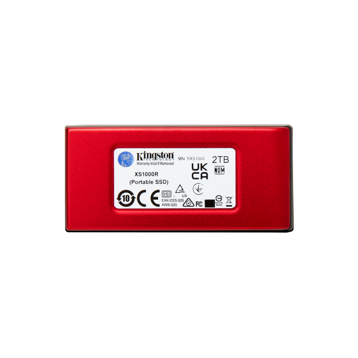 Kingston Technology SSD Externo Kingston XS1000 Rojo 1 Kingston Technology SSD Externo Kingston XS1000 Rojo 1