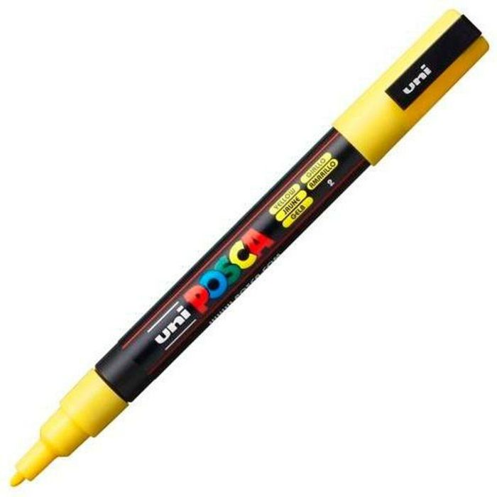 Marcador POSCA PC-3M Amarillo (6 Unidades) 1