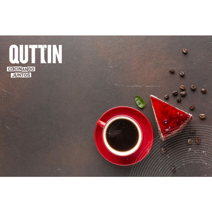 Quttin Cafetera Roja para 9 Tazas, de Acero Inoxidable y Aluminio, Compatible con Inducción (6 Unidades) 2