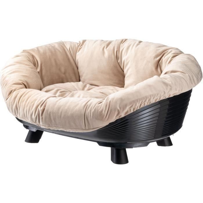 Ferplast FER8010690210025 Cesta Sofá Trono 6 con cojín Negro 0 Ferplast FER8010690210025 Cesta Sofá Trono 6 con cojín Negro 0