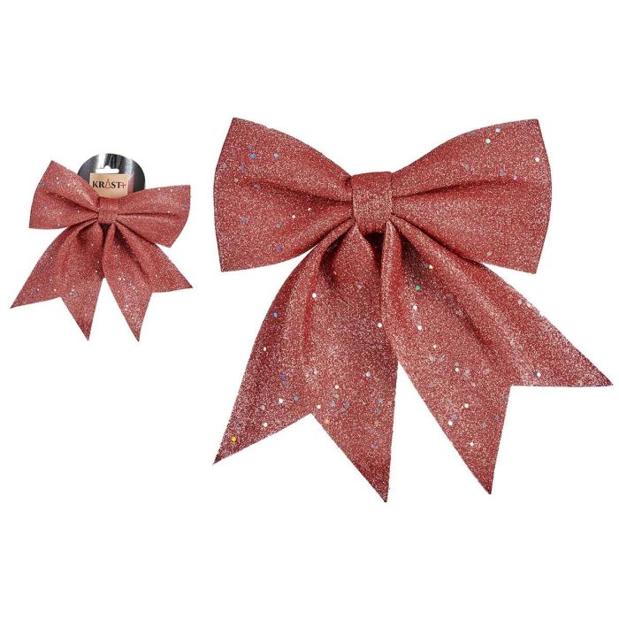 Lazo Rosa 20x22 cm Krist+ - Decoración en Poliespan (36 Unidades) Lazo Rosa 20x22 cm Krist+ - Decoración en Poliespan (36 Unidades)