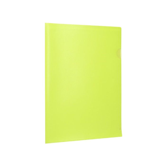 Carpeta Liderpapel Dossier Uñero Polipropileno Din A4 Amarillo Fluor Opaco 20 Hojas 10 unidades 3