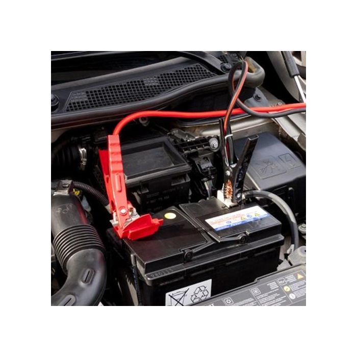 Good Year GOD0012 Cables de Arranque 600A, 22mm, 6m para coches y motores hasta 3.5L con pinzas antideslizantes Good Year GOD0012 Cables de Arranque 600A, 22mm, 6m para coches y motores hasta 3.5L con pinzas antideslizantes