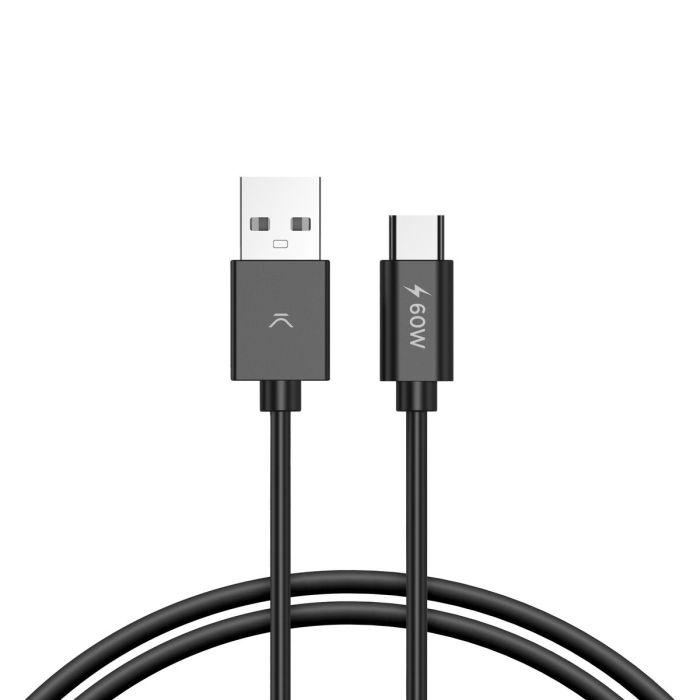 Cable USB KSIX Power Delivery Negro