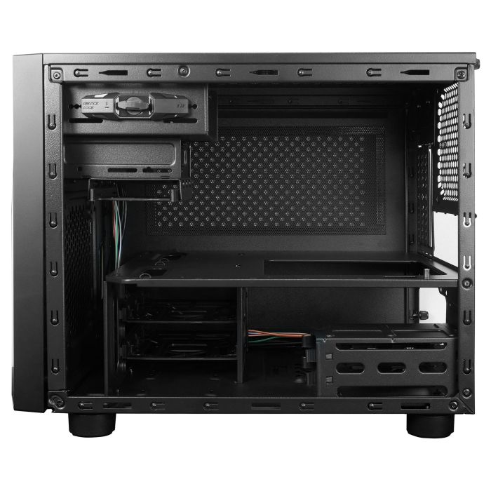 Chieftec CI-02B-OP Caja de PC Cubo Negro para micro ATX y Mini-ITX con Fuente de Alimentación 7