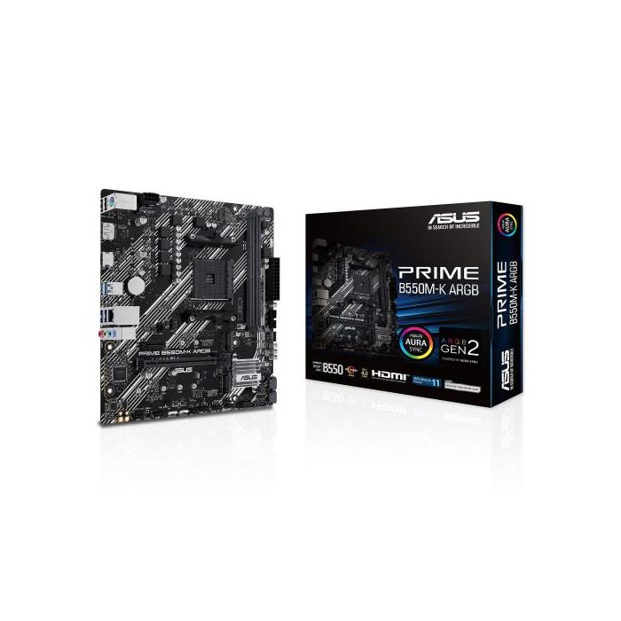 Placa Asus Prime B550M-K Argb,Amd,Am4,B550,2Ddr4,64Gb,Dp+Hdmi,Gblan,4Sata3+2Xm.2,6Usb3.2,Matx Placa Asus Prime B550M-K Argb,Amd,Am4,B550,2Ddr4,64Gb,Dp+Hdmi,Gblan,4Sata3+2Xm.2,6Usb3.2,Matx