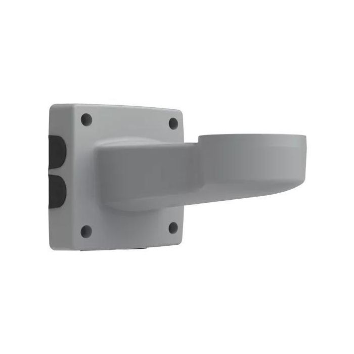 Axis T94J01A Soporte a Pared de Aluminio Gris para Cámaras Axis Q62 Series, Robusto, Uso Interior/Exterior, Múltiples Entradas de Cable