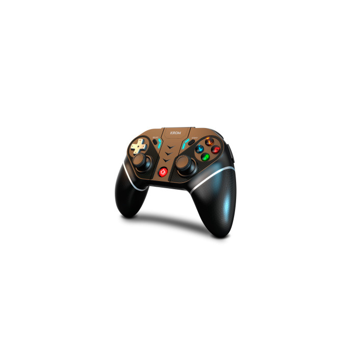 Krom Kexal Negro, Rojo, Blanco Bluetooth/Usb Gamepad Analógico/Digital Android, Nintendo Switch, Pc, Ios 7 Krom Kexal Negro, Rojo, Blanco Bluetooth/Usb Gamepad Analógico/Digital Android, Nintendo Switch, Pc, Ios 7