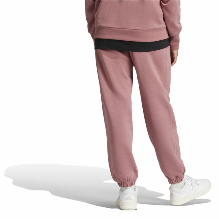 Pantalón Largo Deportivo Adidas All Szn French Terry Loose Rosa Mujer 4