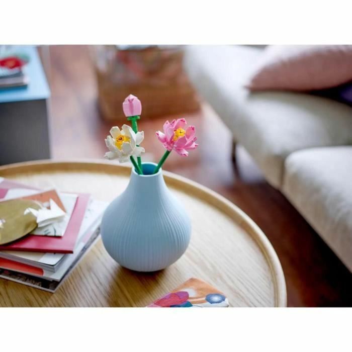 LEGO 40647 Creator Flores de Loto – Kit de Construcción con 3 Flores Artificiales, para Niñas y Niños +8 Años 4