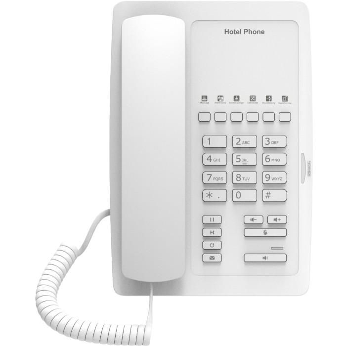 Fanvil H3W-White Teléfono IP con Cable Blanco, 2 Líneas, Montaje Escritorio/Pared, Ethernet, PoE para Hotel 0 Fanvil H3W-White Teléfono IP con Cable Blanco, 2 Líneas, Montaje Escritorio/Pared, Ethernet, PoE para Hotel 0