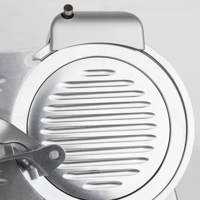 H.Koenig MSX220 Cortadora de fiambres, 240W, Cuchilla 220mm, Grosor regulable 0-12mm 3