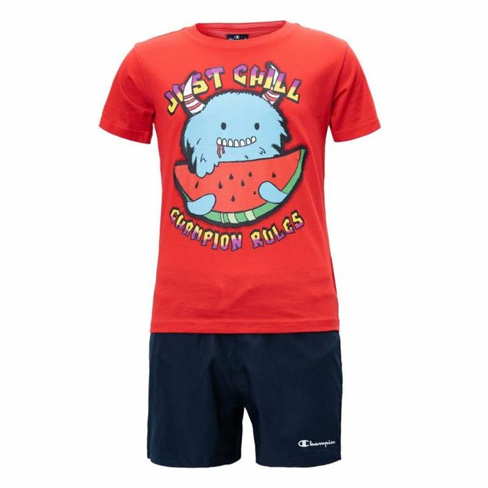 Conjunto Deportivo para Niños Champion Essentials Rojo 11-12 Años 0 Conjunto Deportivo para Niños Champion Essentials Rojo 11-12 Años 0