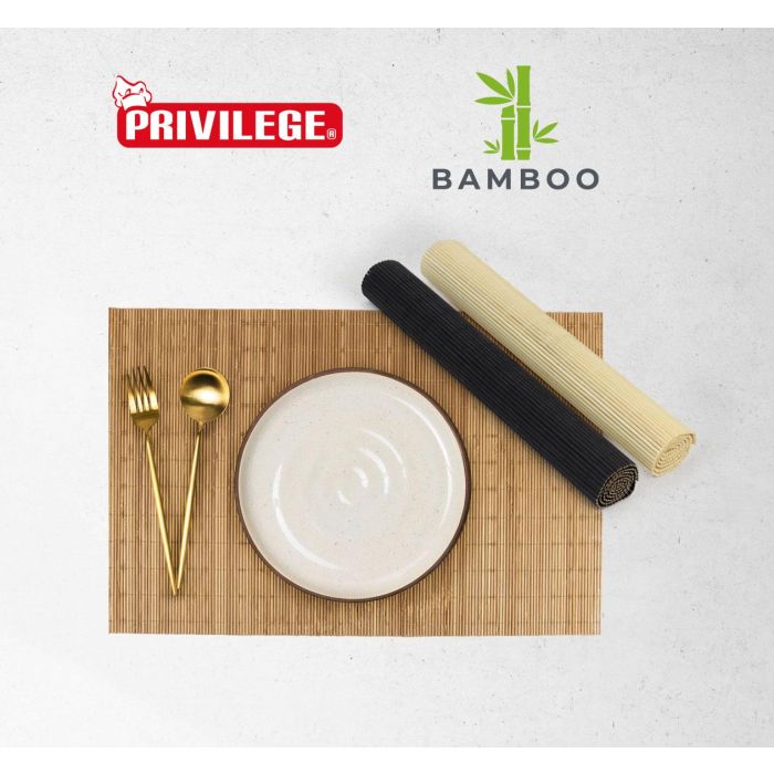 Salvamantel de Bambú 30x45 cm 3 unidades - Privilege (24 Unidades) 1 Salvamantel de Bambú 30x45 cm 3 unidades - Privilege (24 Unidades) 1