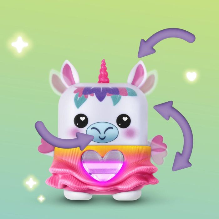 Hasbro HASG2210ES0 Nano-mals Meadowmist el Unicornio, compañero electrónico, más de 70 reacciones, para niños mayores de 5 años 7