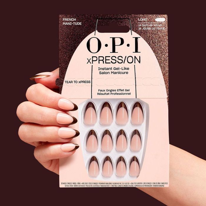 OPI xPRESS/ON What's Your Mannitude Uñas Artificiales 30 Piezas - Vegano - Reciclado 3