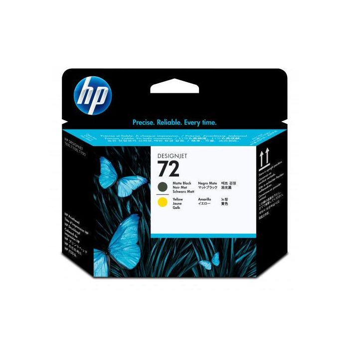 HP Designjet T610/1100 Cabezal Negro mate y Amarillo nº72