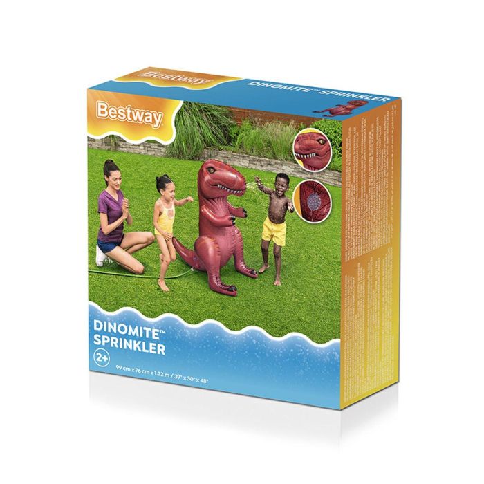 Bestway Aspersor Hinchable Dinosaurio 99x76x122 cm +3 Años Jardin 52294 3