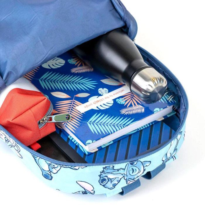 Mochila Infantil Stitch Azul 23 x 33 x 9 cm 2