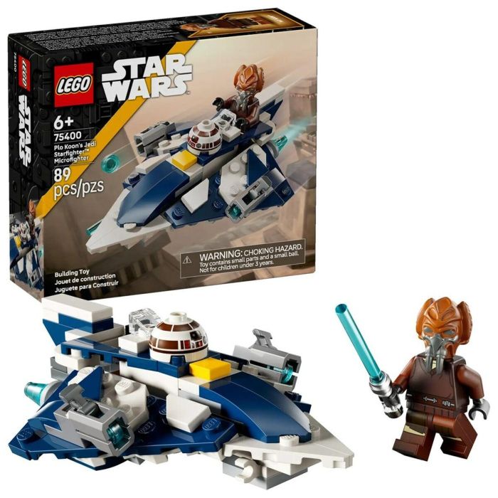 Lego Star Wars 75400 The Clone Wars Jedi Fighter Microfighter de Plo Koon - Juego para niños de 6 años 23