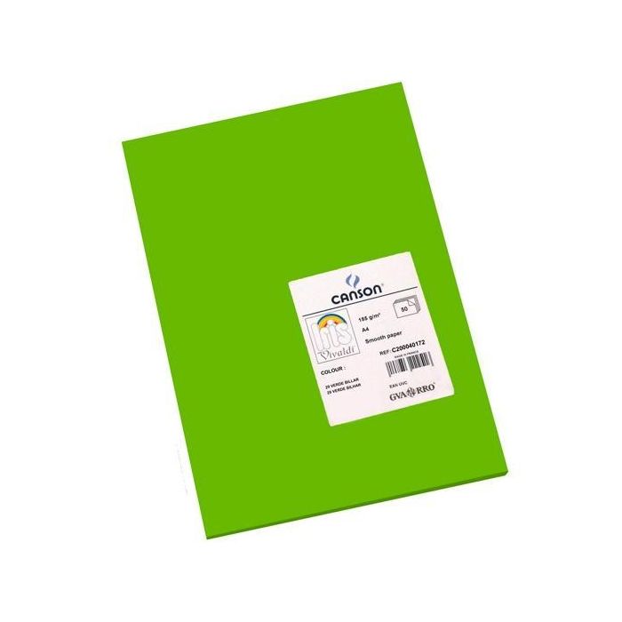 Iris Cartulina 210x297 mm 185 gr Verde Billar -50U- Iris Cartulina 210x297 mm 185 gr Verde Billar -50U-