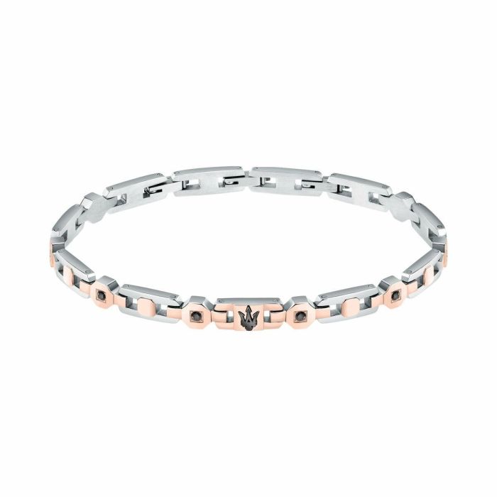 Pulsera Hombre Maserati Acero Inoxidable 21,5 cm Plateado 7