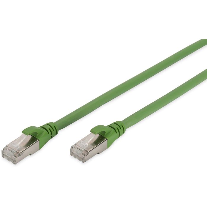 Digitus Cable de Red CAT 6A S/FTP, PUR (TPU), 5m, RJ-45, Macho-Macho, Verde