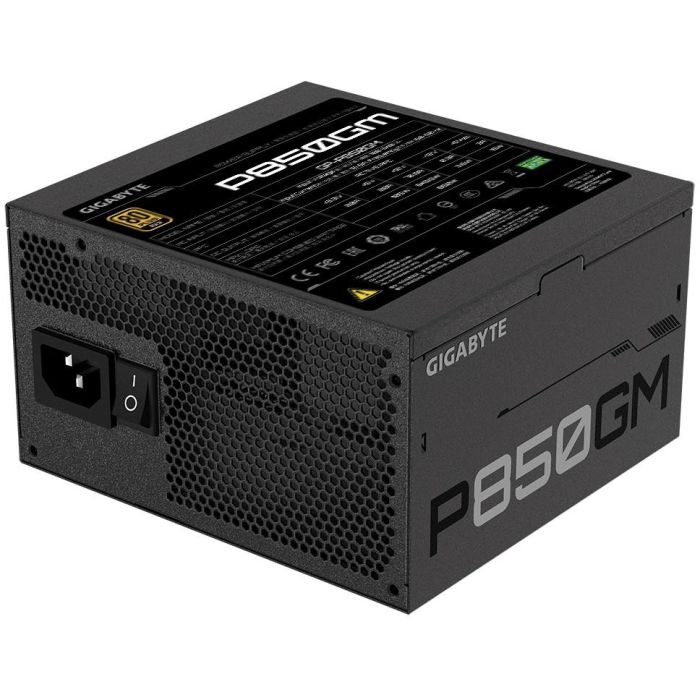GIGABYTE P850GM Fuente de Alimentación 850W PC ATX - Certificación 80 PLUS Gold, Cableado Totalmente Modular, Ventilador 12cm, Negro 3 GIGABYTE P850GM Fuente de Alimentación 850W PC ATX - Certificación 80 PLUS Gold, Cableado Totalmente Modular, Ventilador 12cm, Negro 3