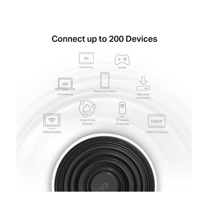 TP-Link Deco XE75 Tri-Band (2.4/5/6 GHz), Wi-Fi 6E, Mesh WiFi 6E, 3 unidades 3