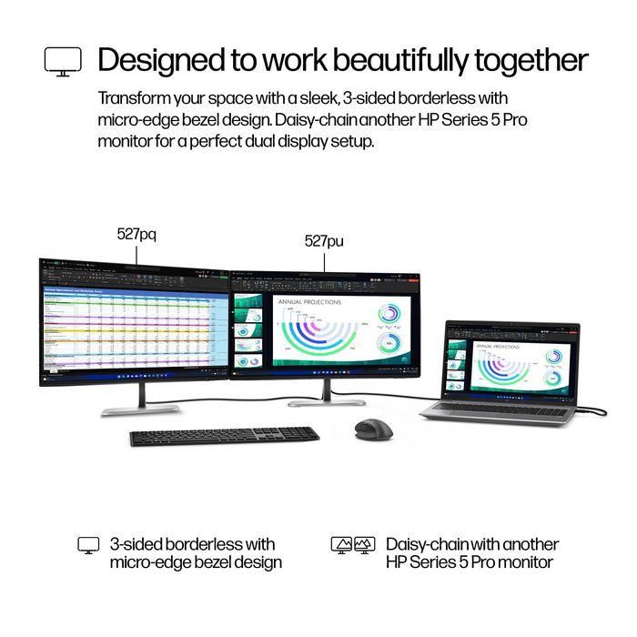 HP Series 5 Pro 27 inch QHD USB-C Monitor - 527pu 7 HP Series 5 Pro 27 inch QHD USB-C Monitor - 527pu 7