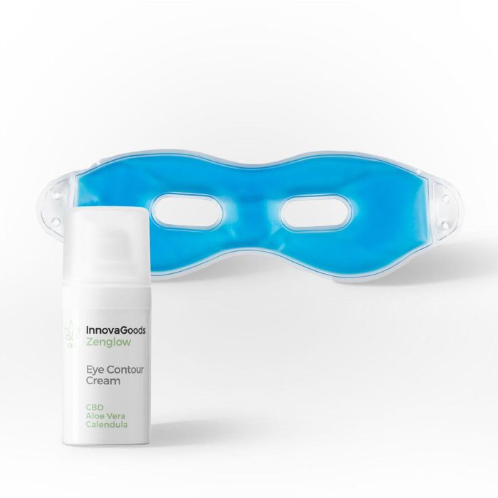 Pack Tratamiento Relajante Contorno de Ojos CBD InnovaGoods 1 Pack Tratamiento Relajante Contorno de Ojos CBD InnovaGoods 1