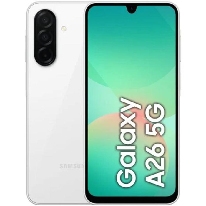 Smartphone Samsung Galaxy A26 6GB/ 128GB/ 6.7"/ 5G/ Blanco Smartphone Samsung Galaxy A26 6GB/ 128GB/ 6.7"/ 5G/ Blanco