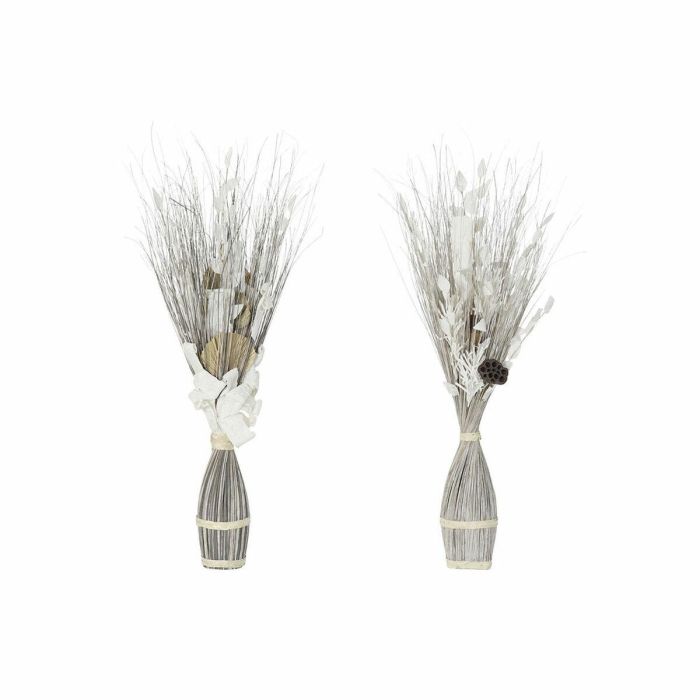 Ramo DKD Home Decor Blanco Natural 40 x 100 x 40 cm (2 Unidades) Ramo DKD Home Decor Blanco Natural 40 x 100 x 40 cm (2 Unidades)