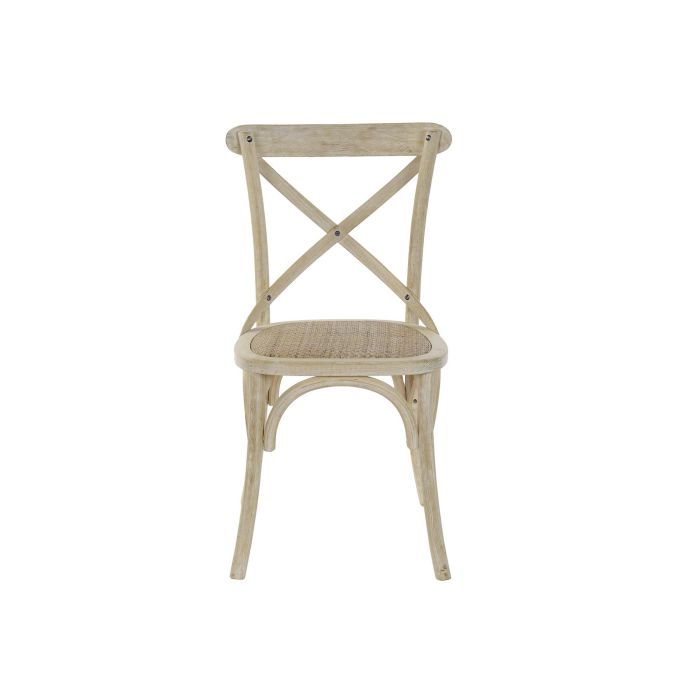 Silla Alpino DKD Home Decor Natural 52.5 x 88 x 50 cm (2 Unidades) 4 Silla Alpino DKD Home Decor Natural 52.5 x 88 x 50 cm (2 Unidades) 4