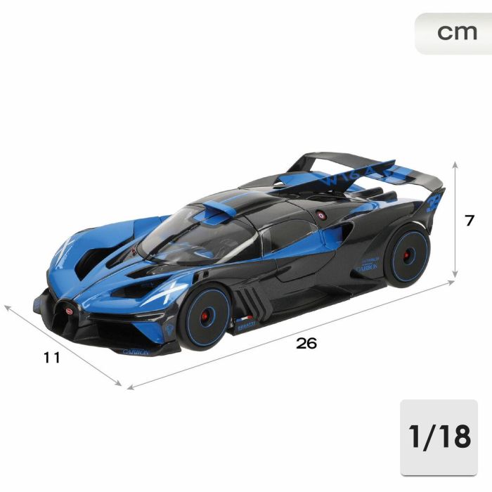 Coche Bburago GT Bugatti Bolide 1:18 3 Coche Bburago GT Bugatti Bolide 1:18 3