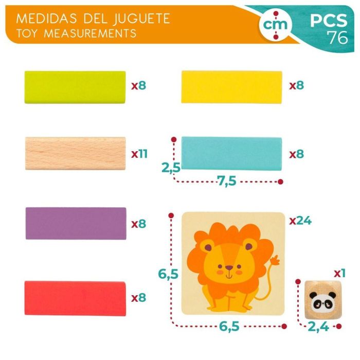 Juego de Construcción Woomax (6 Unidades) 2 Juego de Construcción Woomax (6 Unidades) 2