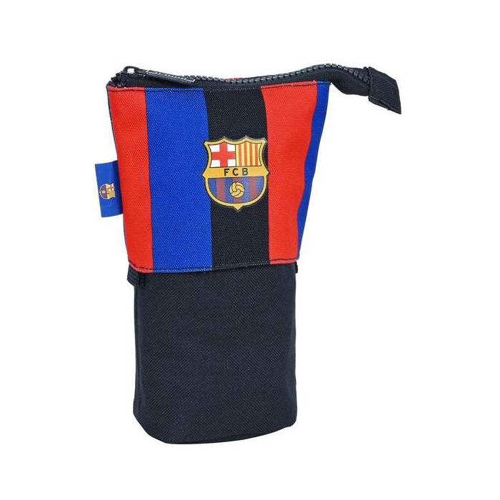 Estuche Cubilete F.C. Barcelona Granate Azul marino (8 x 19 x 6 cm)