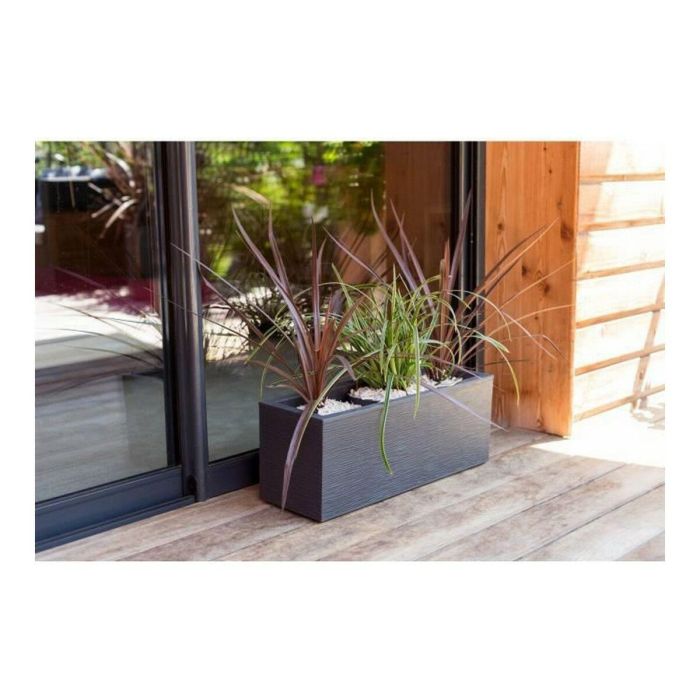EDA PLASTIQUE Balconniere Graphit Up - 25 L - 59 x 19.5 x 22.8 cm - Gris antracita 2