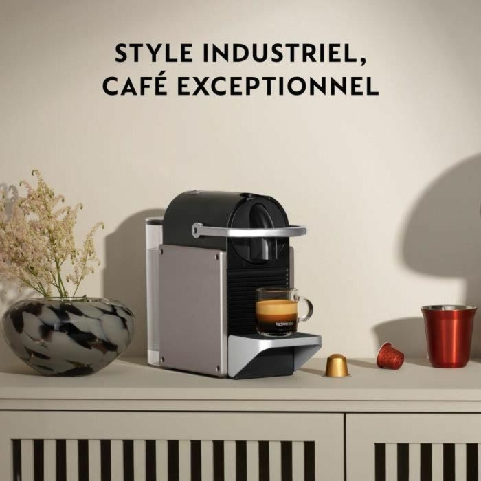 Cafetera Nespresso Krups Pixie Titanio YY5290FD 2