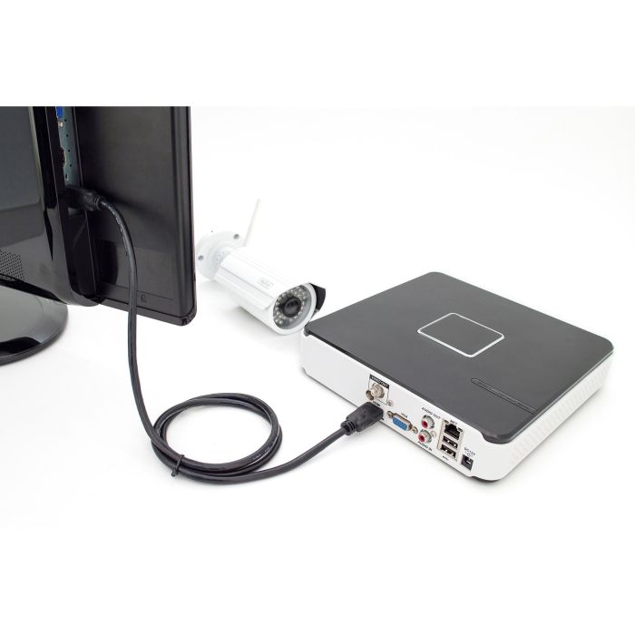 DIGITUS HDMI-Kabel A HighSpeed Ethernet St/St 3.0m schwarz 3