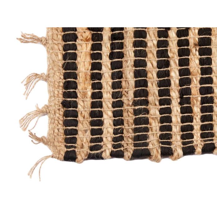 Alfombra Natural Negro Doble Rayas 60 X 90 Cm Giftdecor (12 Unidades) 3 Alfombra Natural Negro Doble Rayas 60 X 90 Cm Giftdecor (12 Unidades) 3