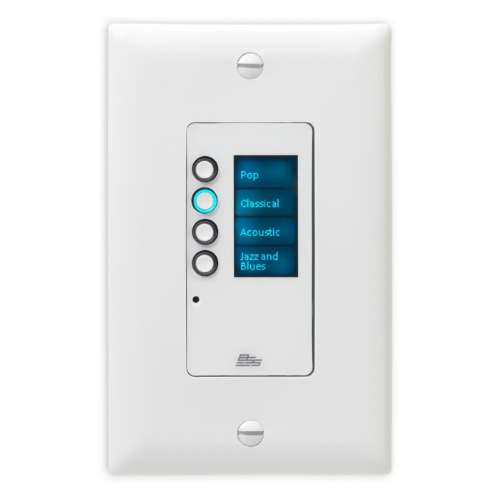BSS EC-4B Controlador de Pared Ethernet con 4 Botones para Sistemas HiQnet 1